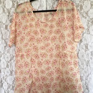 Canyon River Blues Floral Top